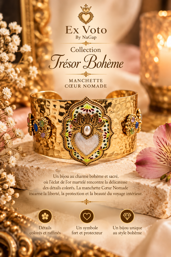 Manchette Trésor  bohème