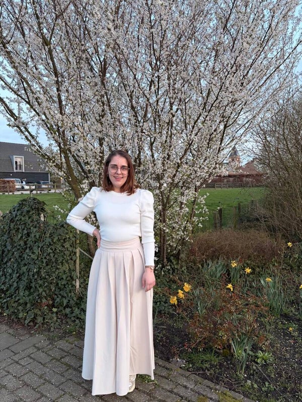 Beige rok (lang)