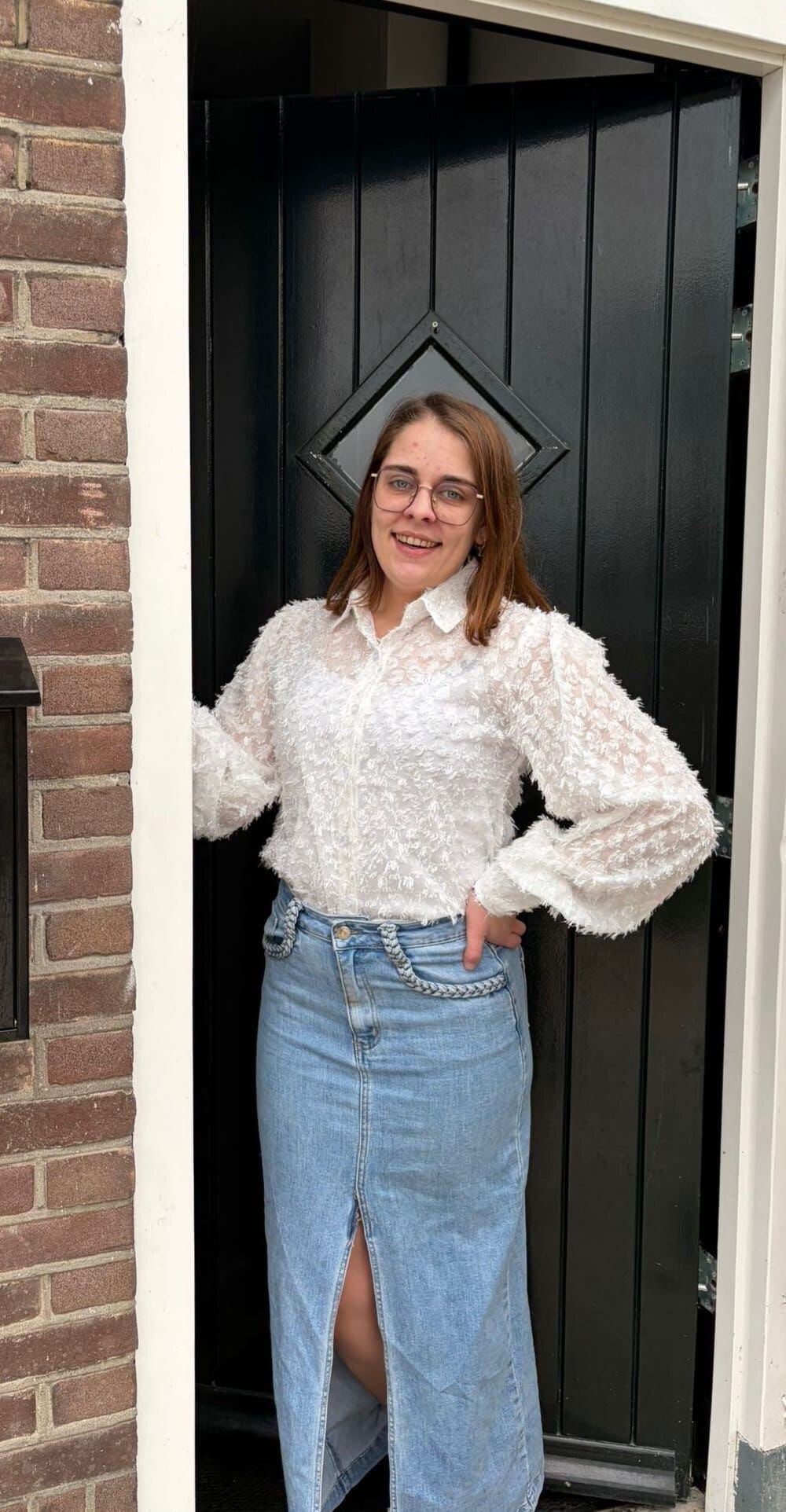 Witte blouse