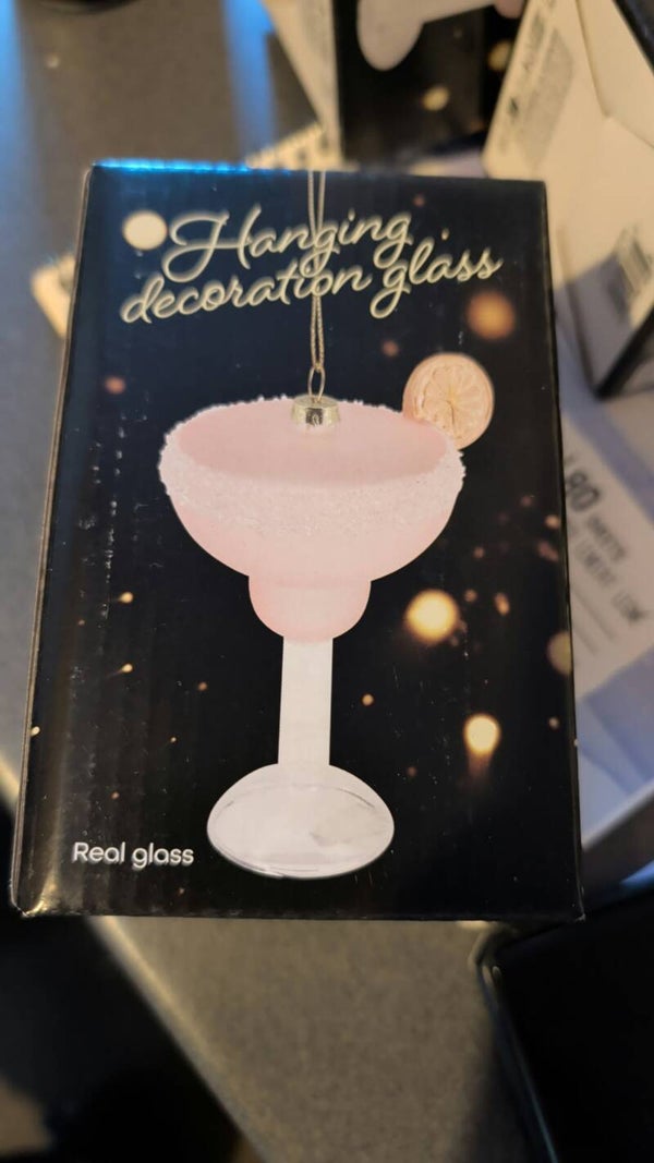 Hangende decoratie glas