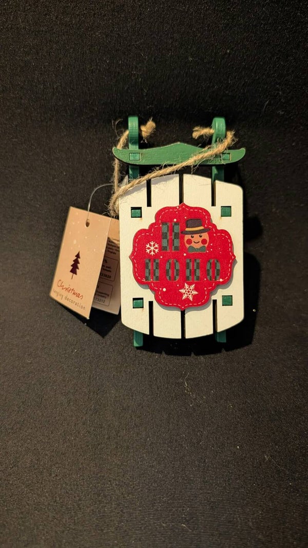 Houten kersthanger