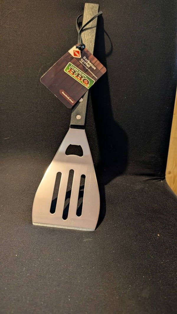 Roestvrijstalen barbecue spatel