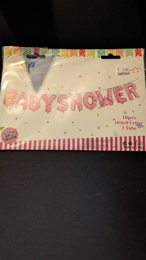 Ballonnenlijn babyshower