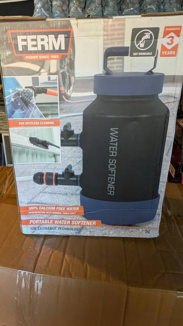 Draagbare waterontharder