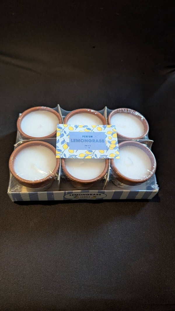 Geurkaars Lemongrass Blauw