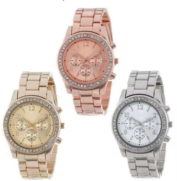 Montre-Bracelet à Quartz Femme – Modèle 2024 Élégant