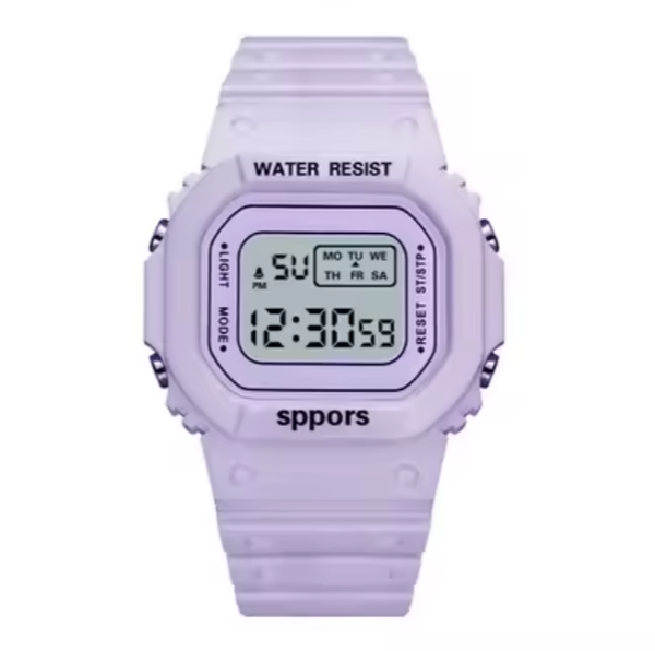 Montre Numérique LED 2024 – Personnalisable & Étanche