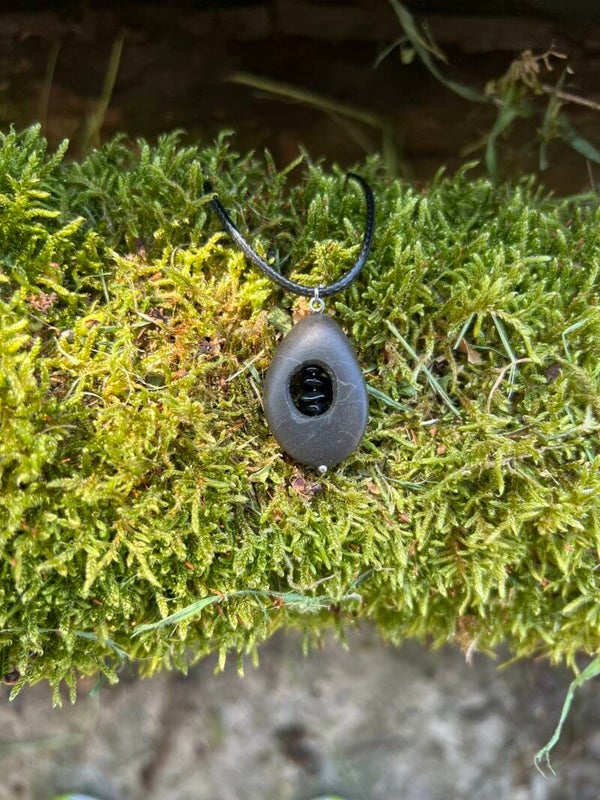 Amuleto con ossidiana nera🧿