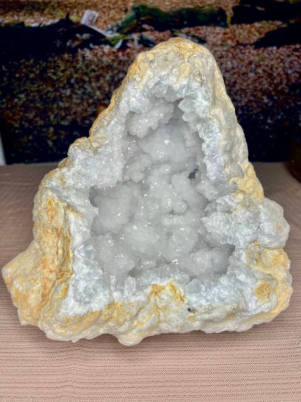 Protezione più potente per tutta la casa , ufficio o palestra . Geode di quarzo di rocca 7kg