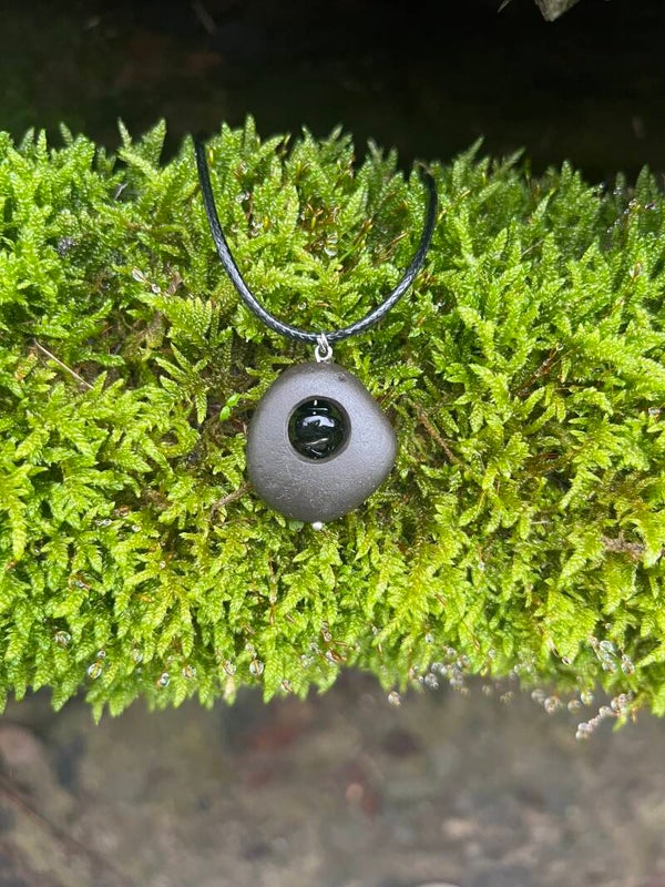 Grande Amuleto con ossidiana nera🧿