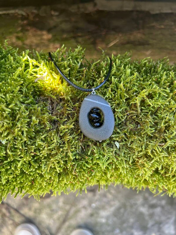 Grande Amuleto con ossidiana nera🧿