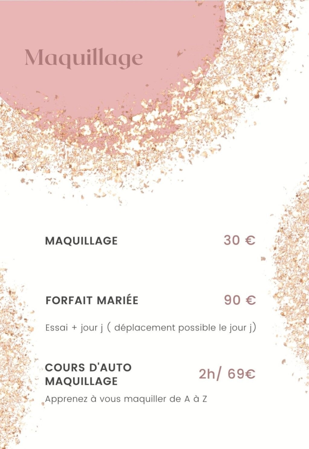 maquillage institut beauté Névez Sur un Petit Nuage