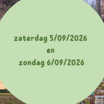zaterdag 5 september 2026 en zondag 6 september 2026