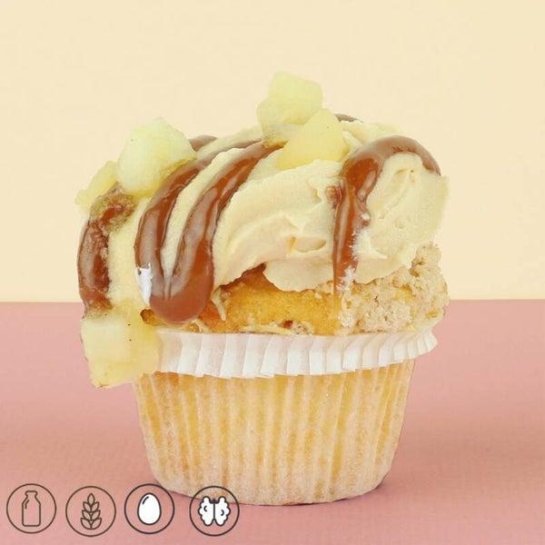 Cupcake pomme caramel