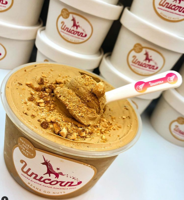 Beans Go Nuts "praliné glacé avec sous-couverture haricots et sel du toit du monde"