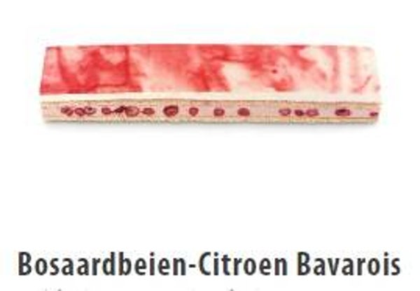 Bosaardbeien citroen bavarois