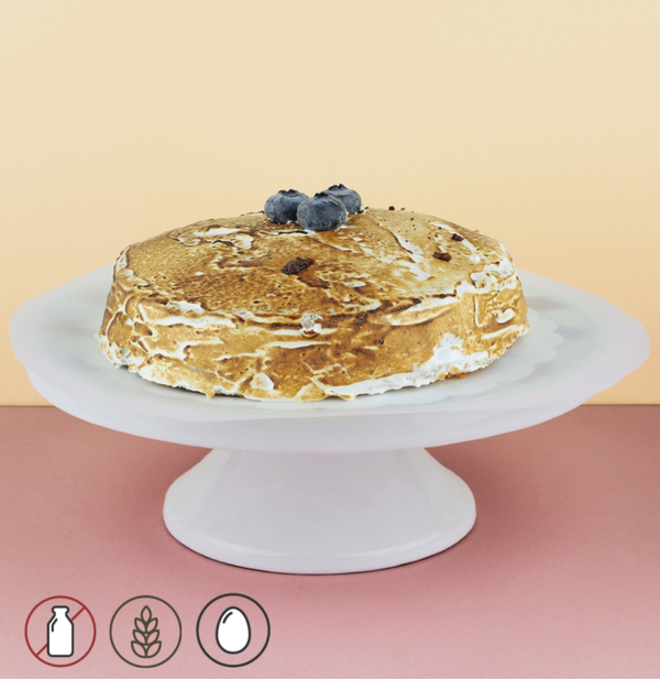 Bosbes Merinque lemon custard cake