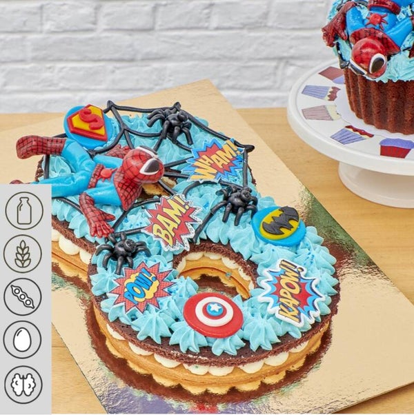 Superhero Numbercake