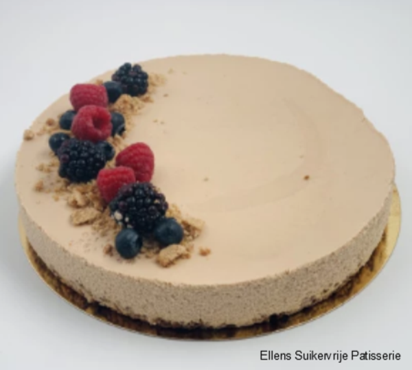 Taart met hazelnoot en haver ( suikervrij)