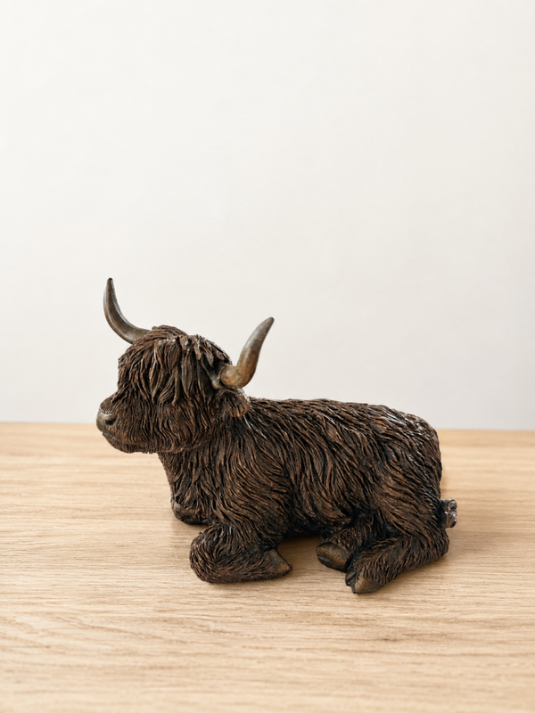 Schotse Hooglander Beeldje – 12 cm