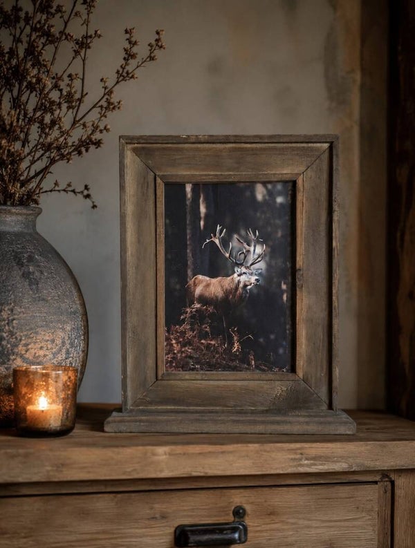 Prachtige landelijke decoratie op voet