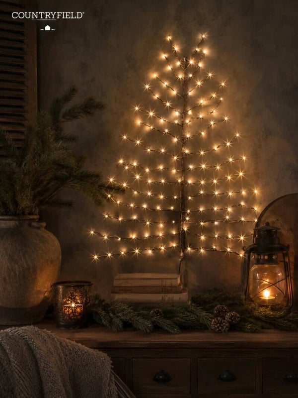 Sfeervolle LED kerstboom – 100 × 120 cm