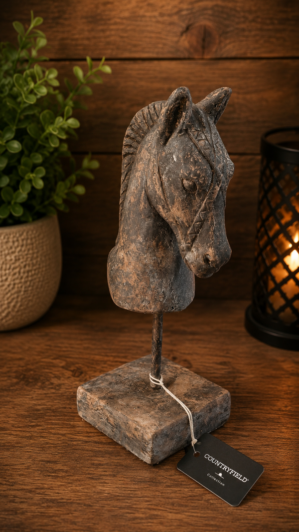 Paardenhoofd Ornament – 26 cm hoog