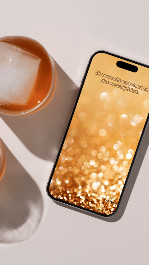 Geldmanifestatie Wallpaper Set – Goud Collectie (10 PNG’s)