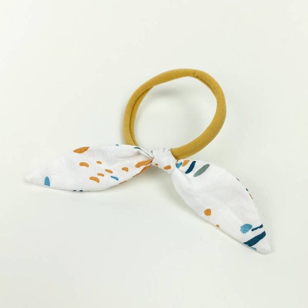 Noeud FEUILLAGE MOUTARDE