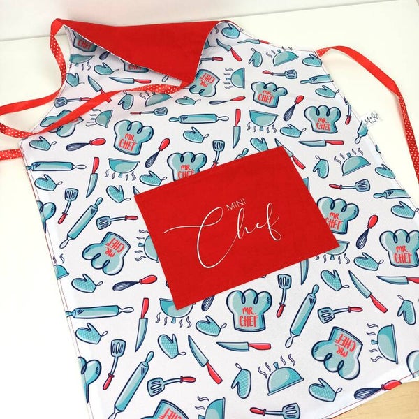 Tablier Mini Chef ROUGE