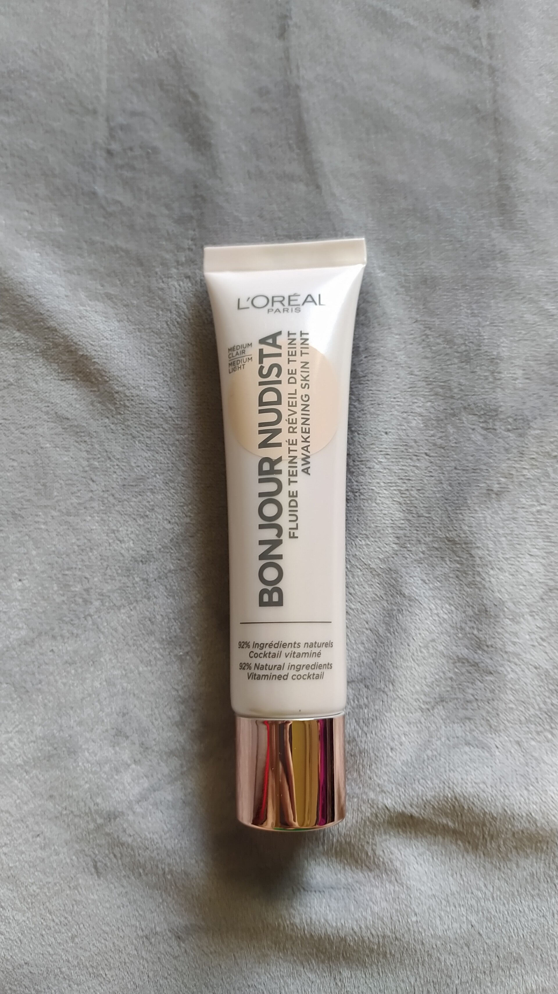 Fluide  bonjour nudista teinté clair L'OREAL