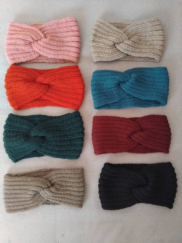 Bandeau maille croisée