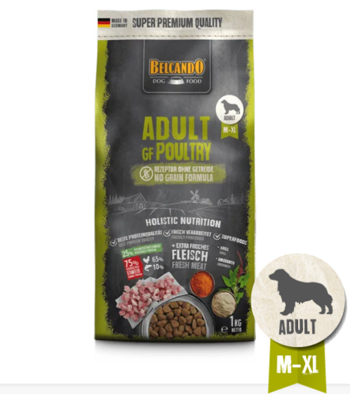 Belcando Adult GF Poultry 12,5 Kg Graanvrij