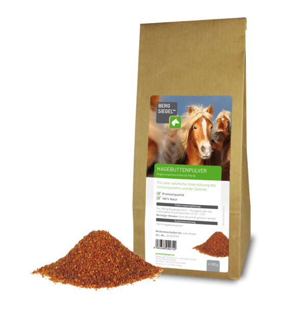 Agrobs Bergsiegel Hagebuttenpulver für Pferde 500gr