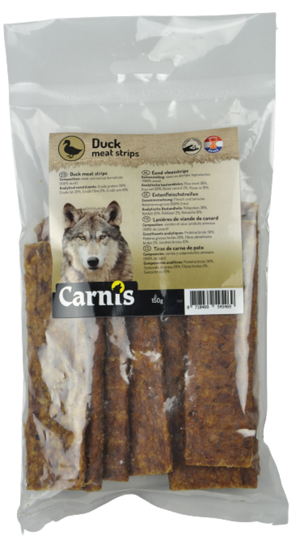 Carnis vleestrips eend 150 gram