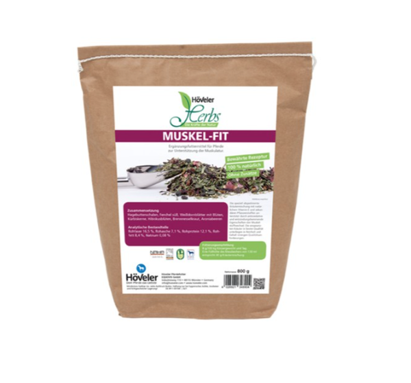 Höveler Herbs Muscle-Fit 800 Gram