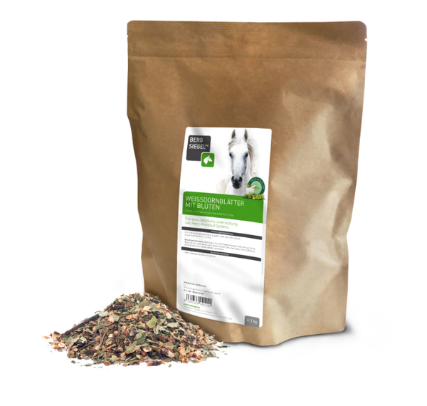 Agrobs Bergsiegel Weißdornblätter mit Blüten 1kg (meidoorn met bloesem)