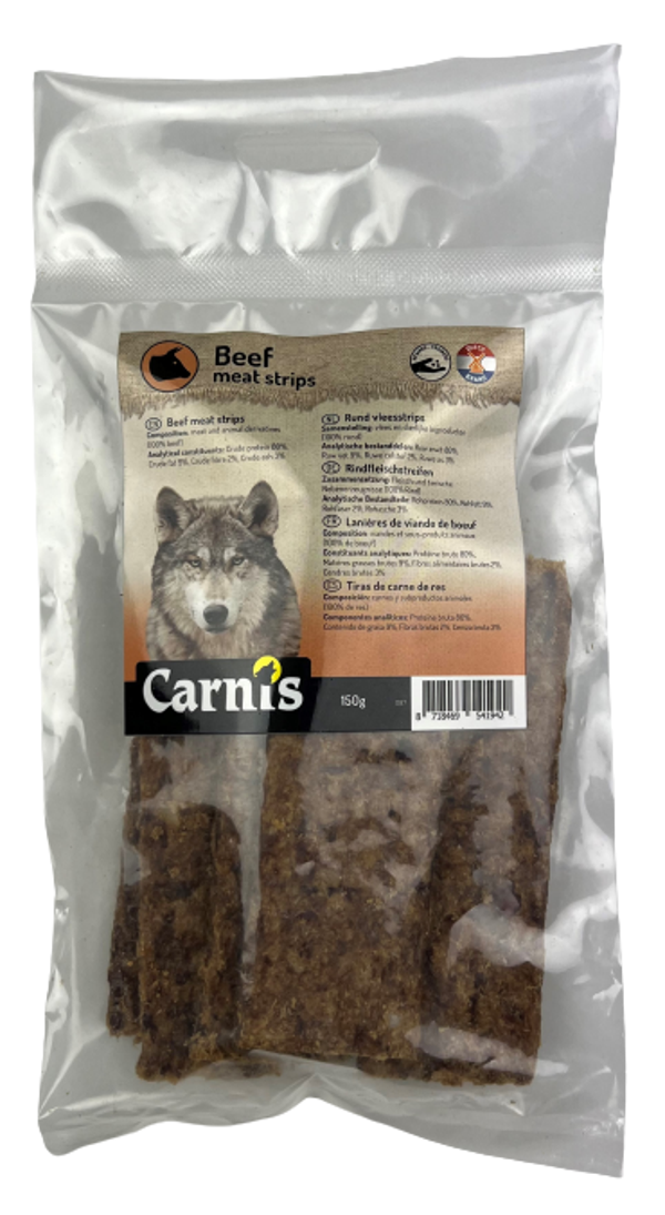 Carnis vleestrips rund 150 gram