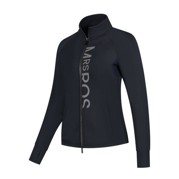 SOFTSHELL TRAININGSVEST LANGE MOUW - ULTIMATE NAVY- Mrs. Ros