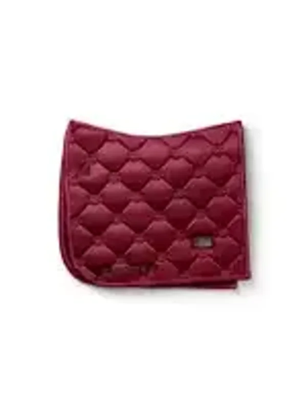 Equestrian Stockholm Dressuur Zadeldekje Satin Merlot