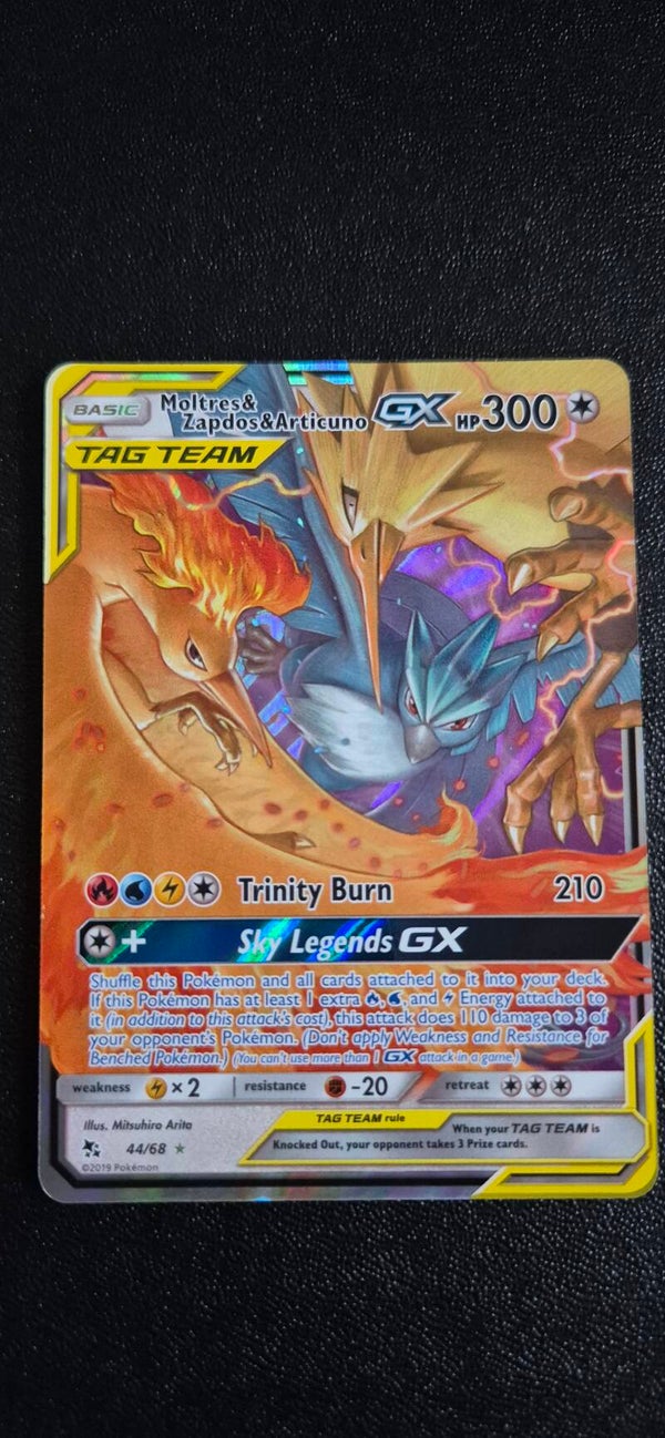Moltres & Zapdos & Articuno GX HIF 44