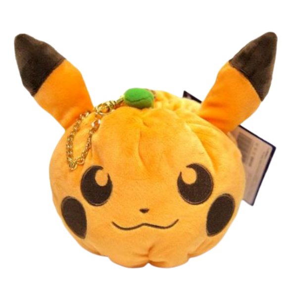 Poke Center Halloween Festival Pikachu Pumpkin Plush