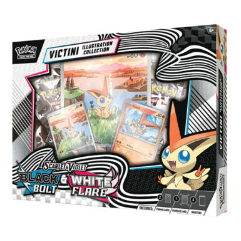 Pokemon Black Bolt en White Flare Illustration Collection Victini