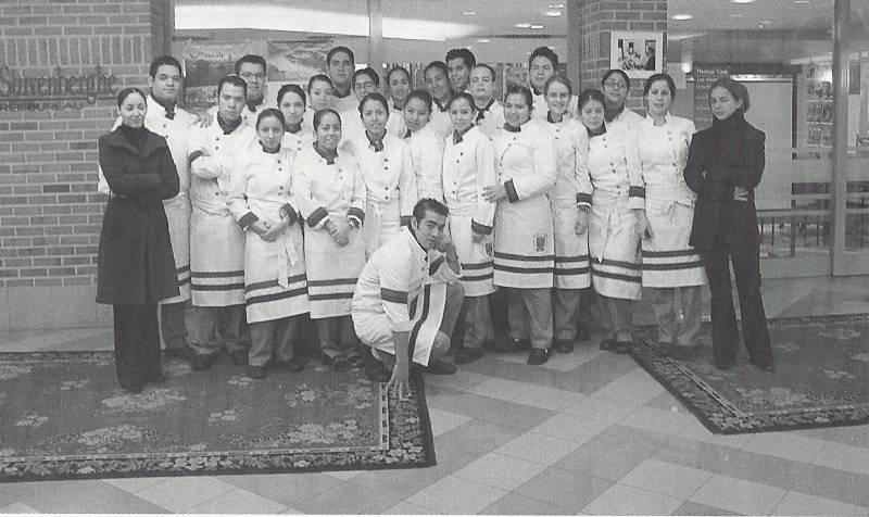 Januari 2004. Uitwisseling met Instituto Culinario de Mexico (ICUM) uit Puebla.