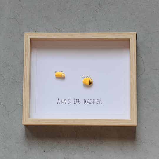 Pebble art Always bee together