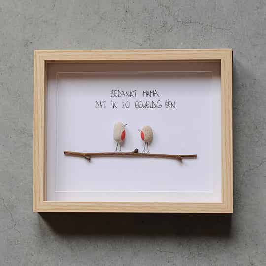 Pebble art Bedankt mama dat ik zo geweldig ben