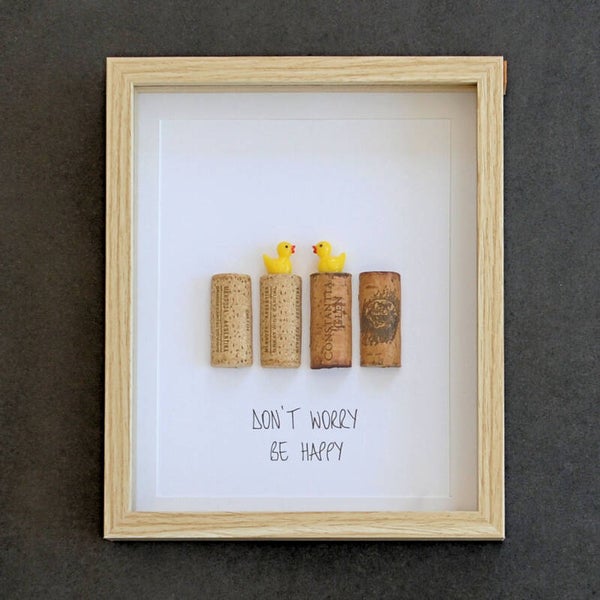 Duck art Don't worry be happy