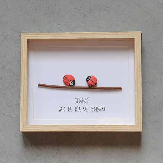 Pebble art Geniet van de kleine dingen
