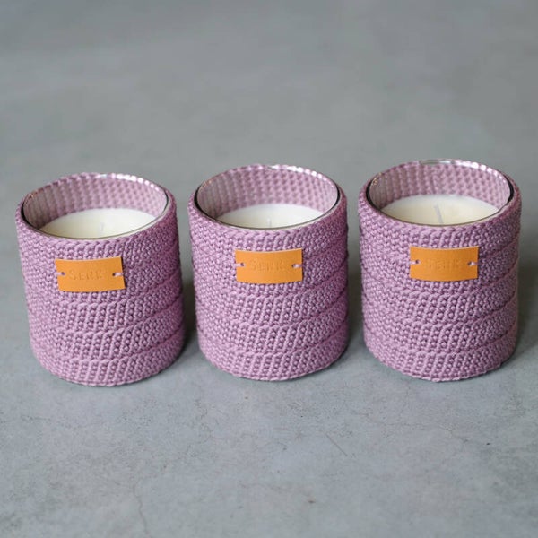Geurkaars medium Beatrice Purple Rain