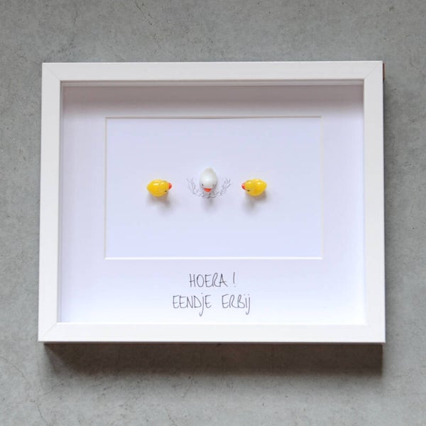 B2B Duck art HOERA EENDJE ERBIJ